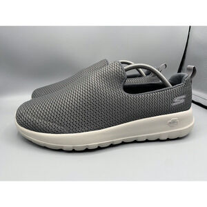 SKECHERS GOGA MAX Wide Fit Slip-On Casual Comfort Shoes Sneakers Men's Size 8.5